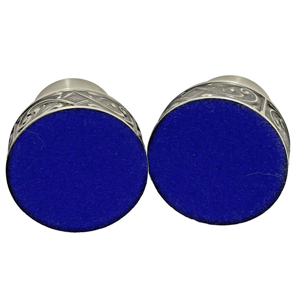 Norwegian Selandia Pewter 2-5/8" Candleholders Acanthus Design Made in NORWAY - Picture 6 of 8